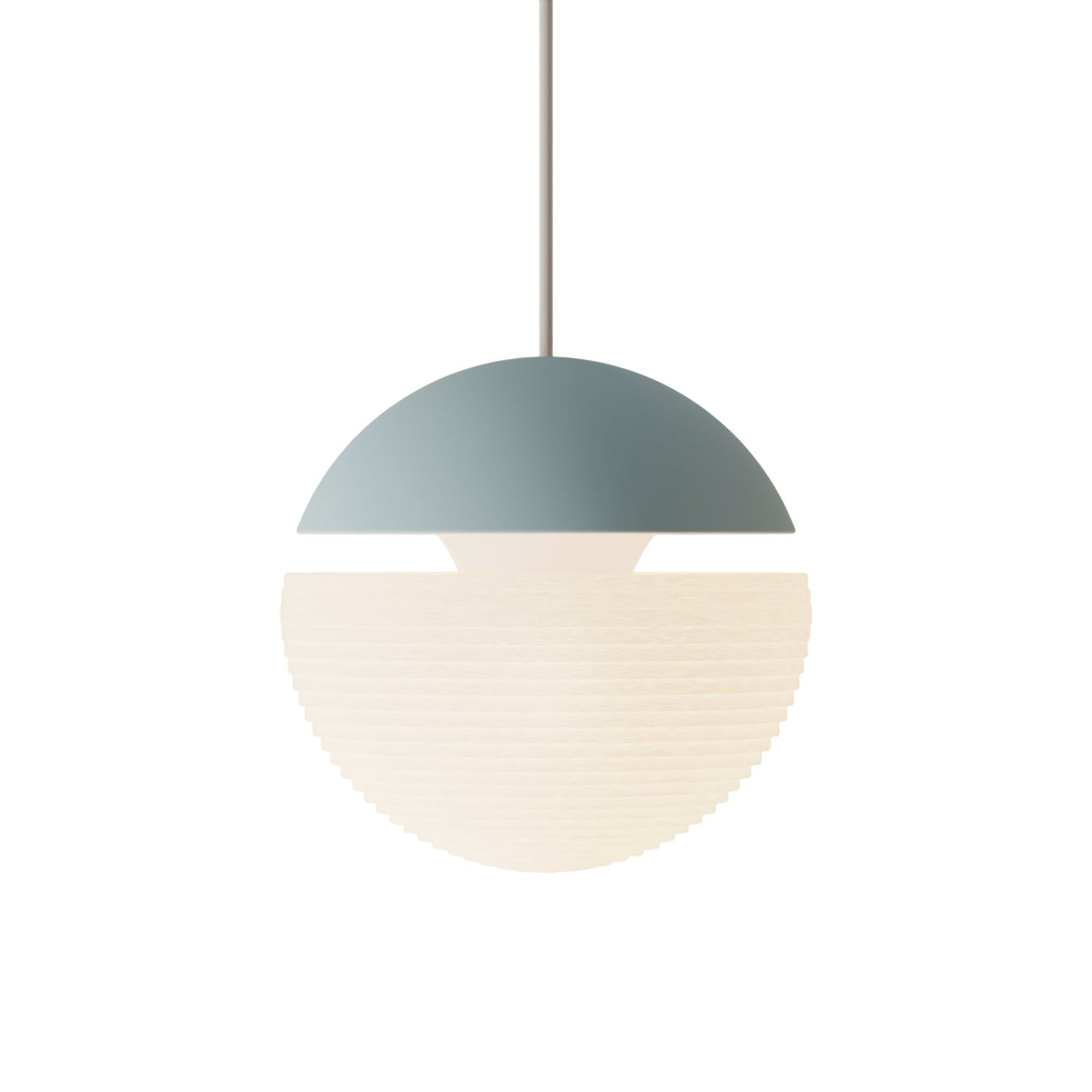 Cora 10259 Pendant Light in Sky/White.