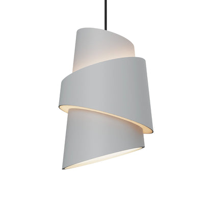 Croissant Pendant Light in Mist/Black.