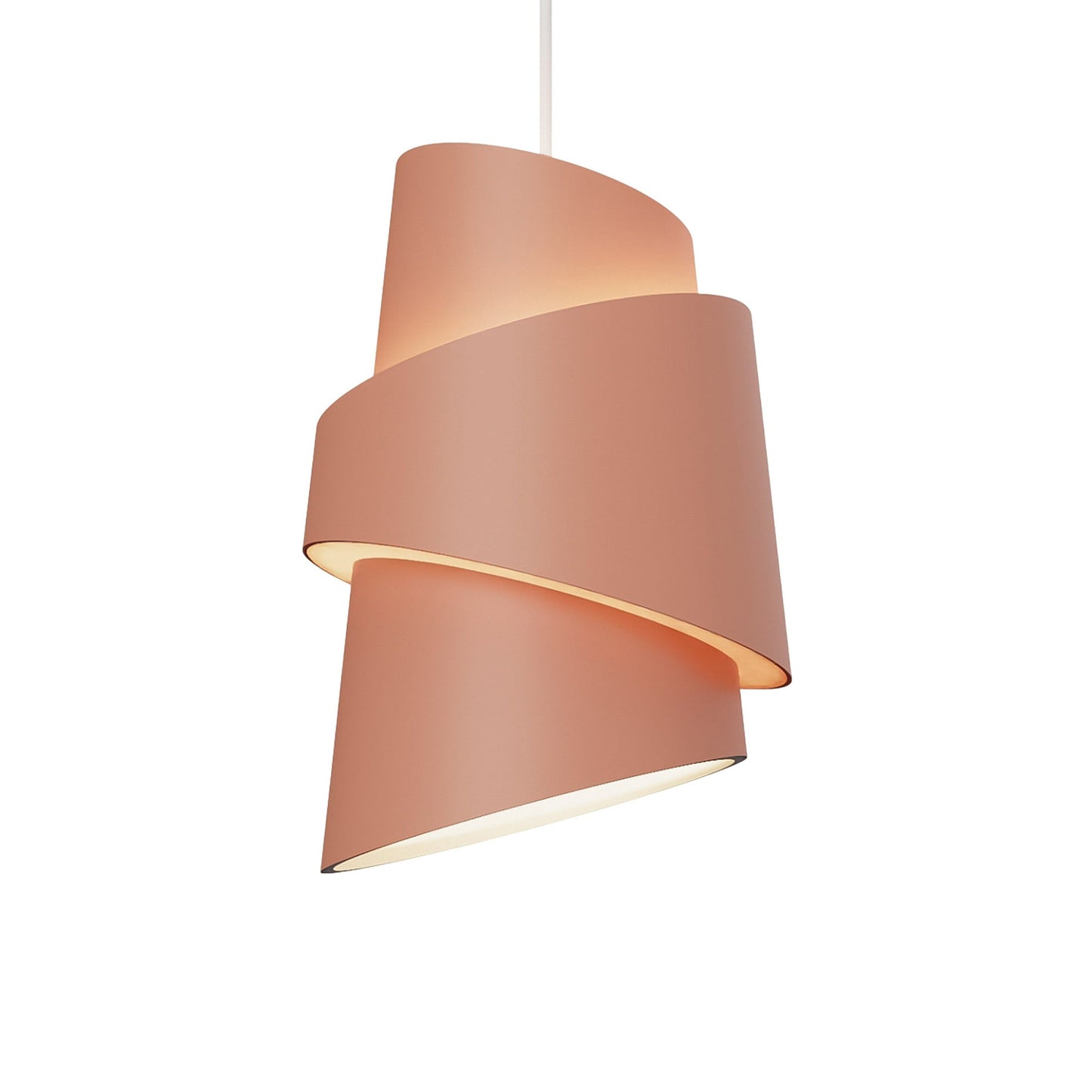 Croissant Pendant Light in Blossom/White.