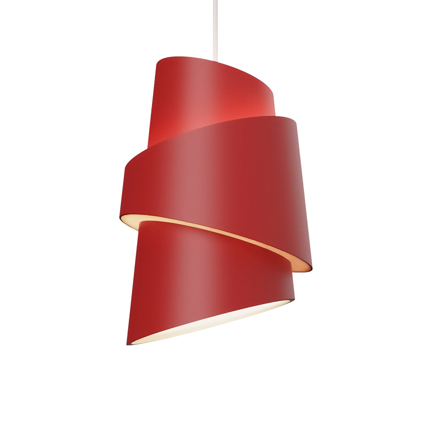 Croissant Pendant Light in Canyon/White.