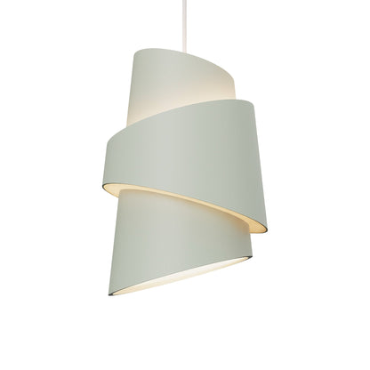 Croissant Pendant Light in Meadow/White.
