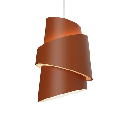 Croissant Pendant Light in Sedona/White.
