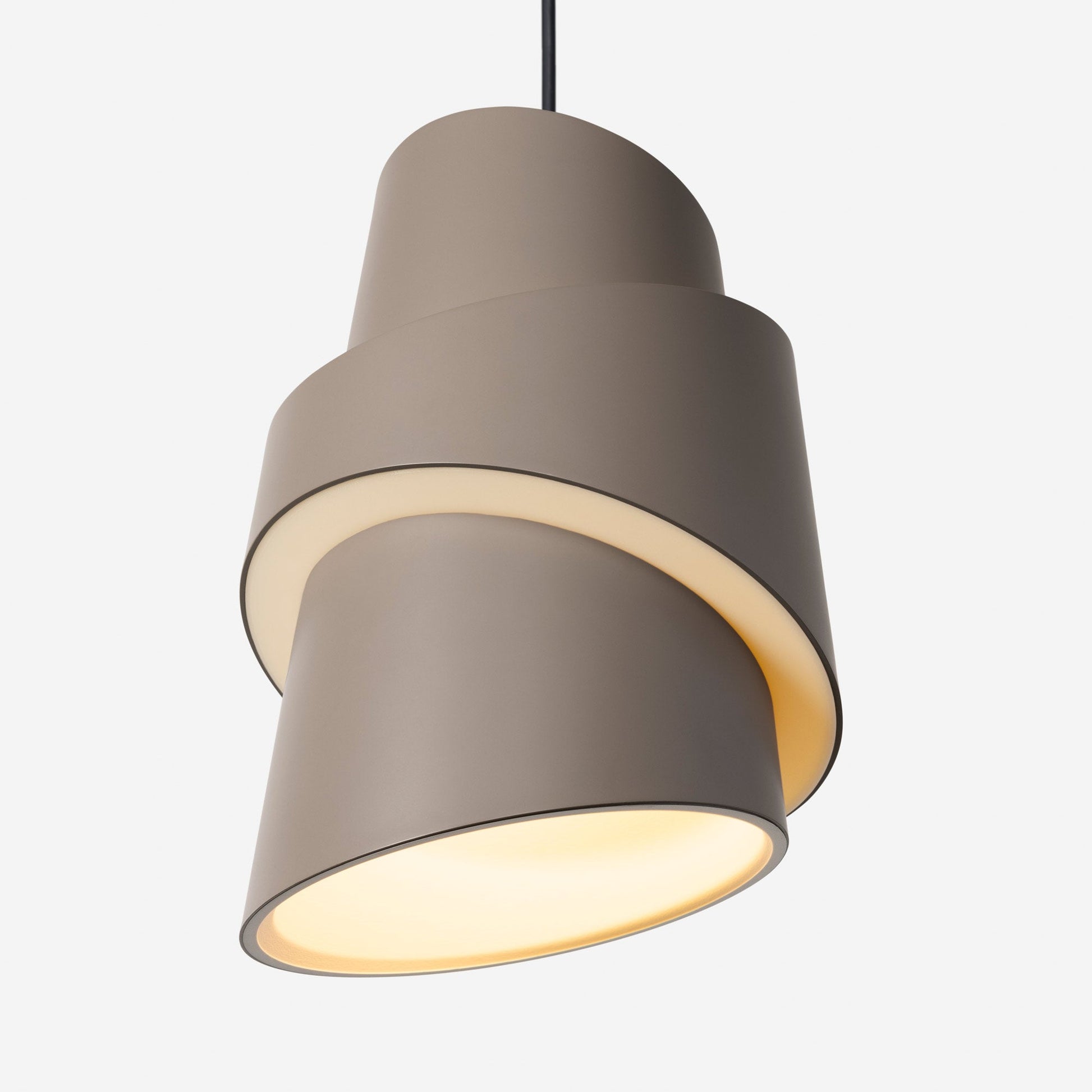 Croissant Pendant Light in Detail.