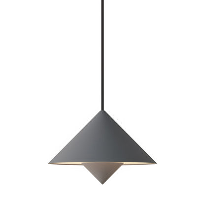 Jai Pendant Light in Fog (Black).