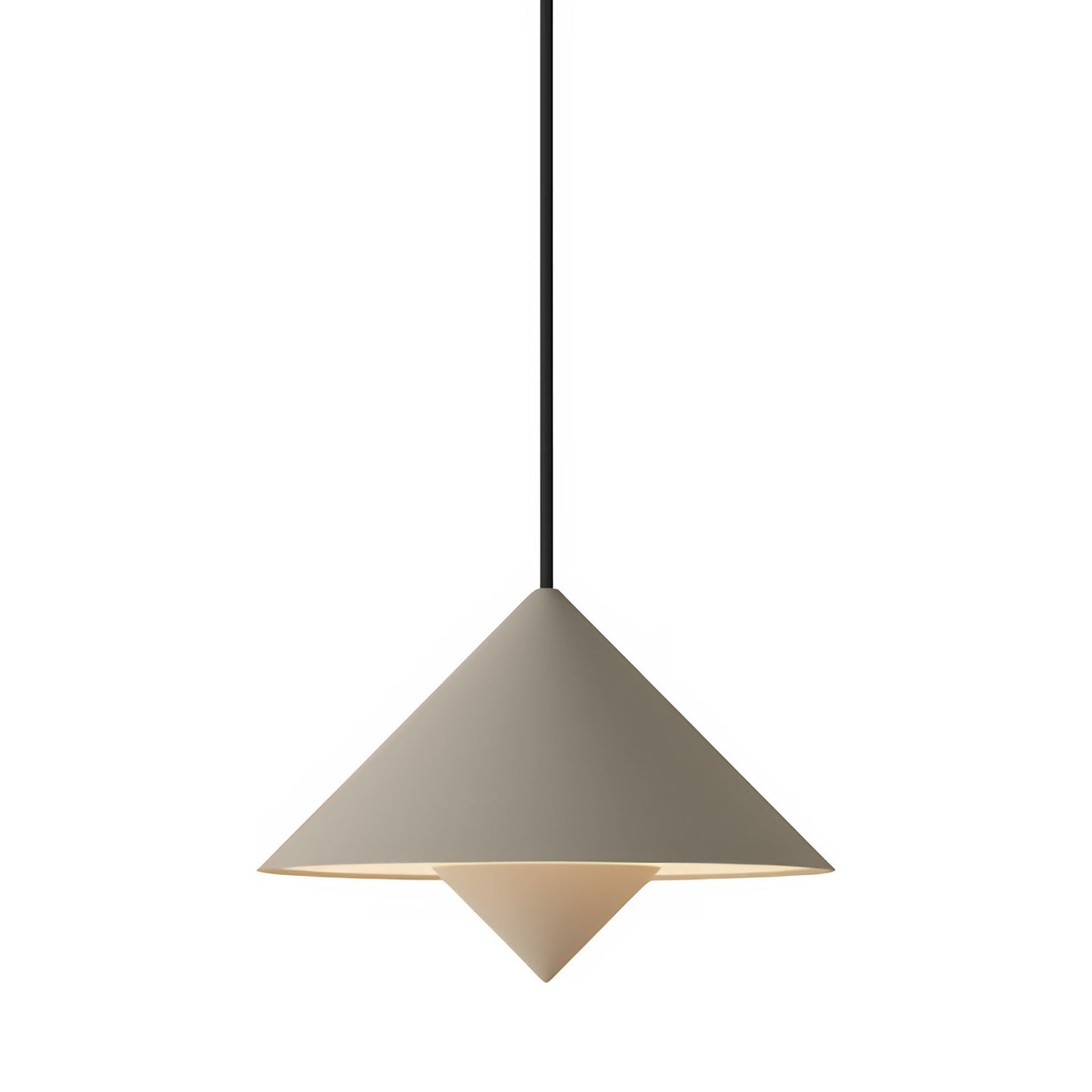 Jai Pendant Light in Sand (Black).