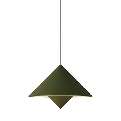 Jai Pendant Light in Olive (White).