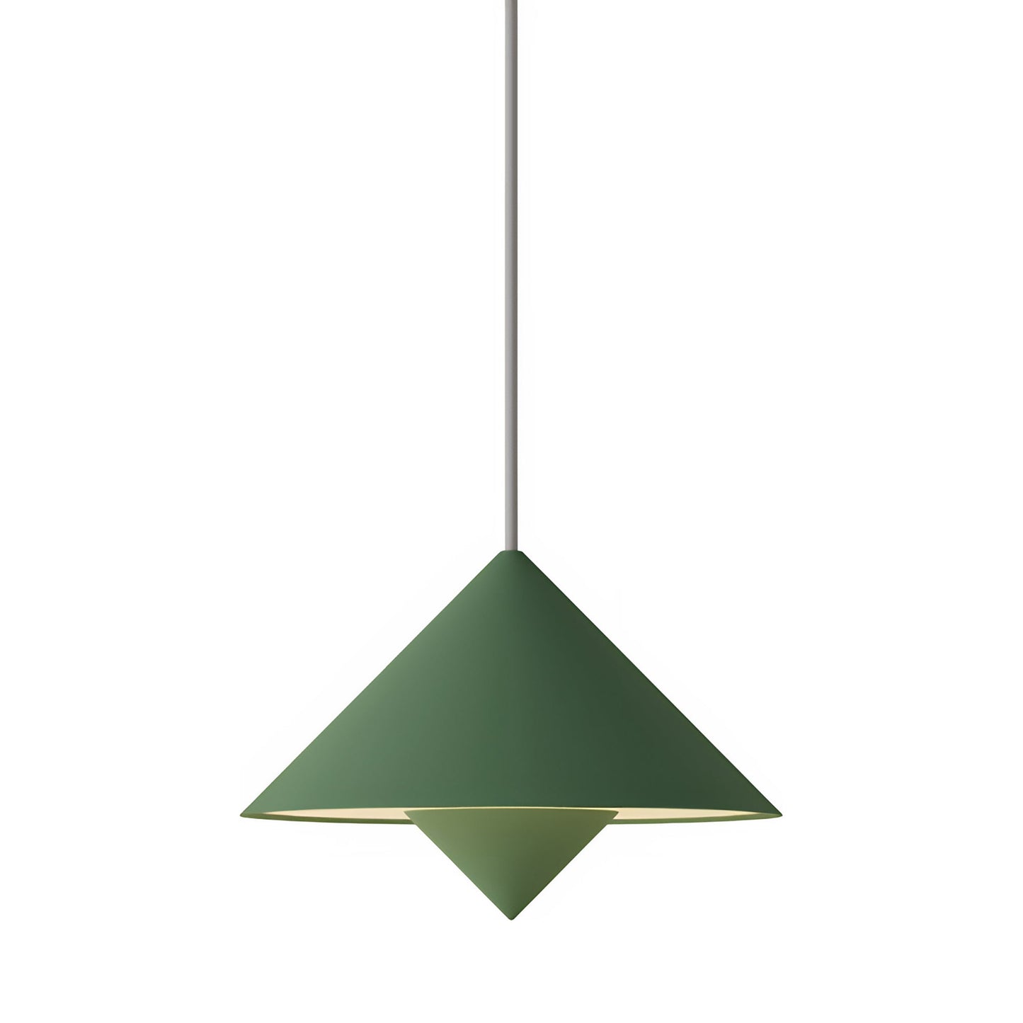 Jai Pendant Light in Sage (White).