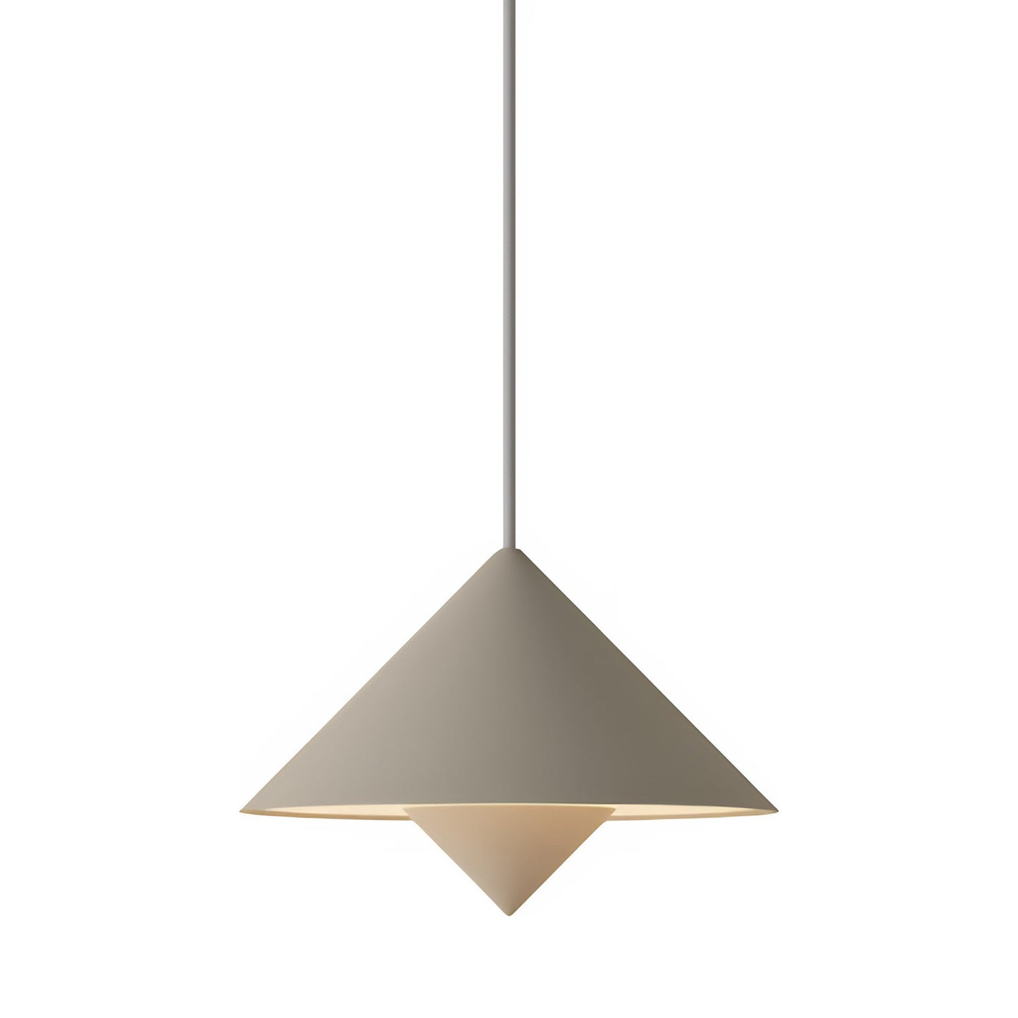 Jai Pendant Light in Sand (White).