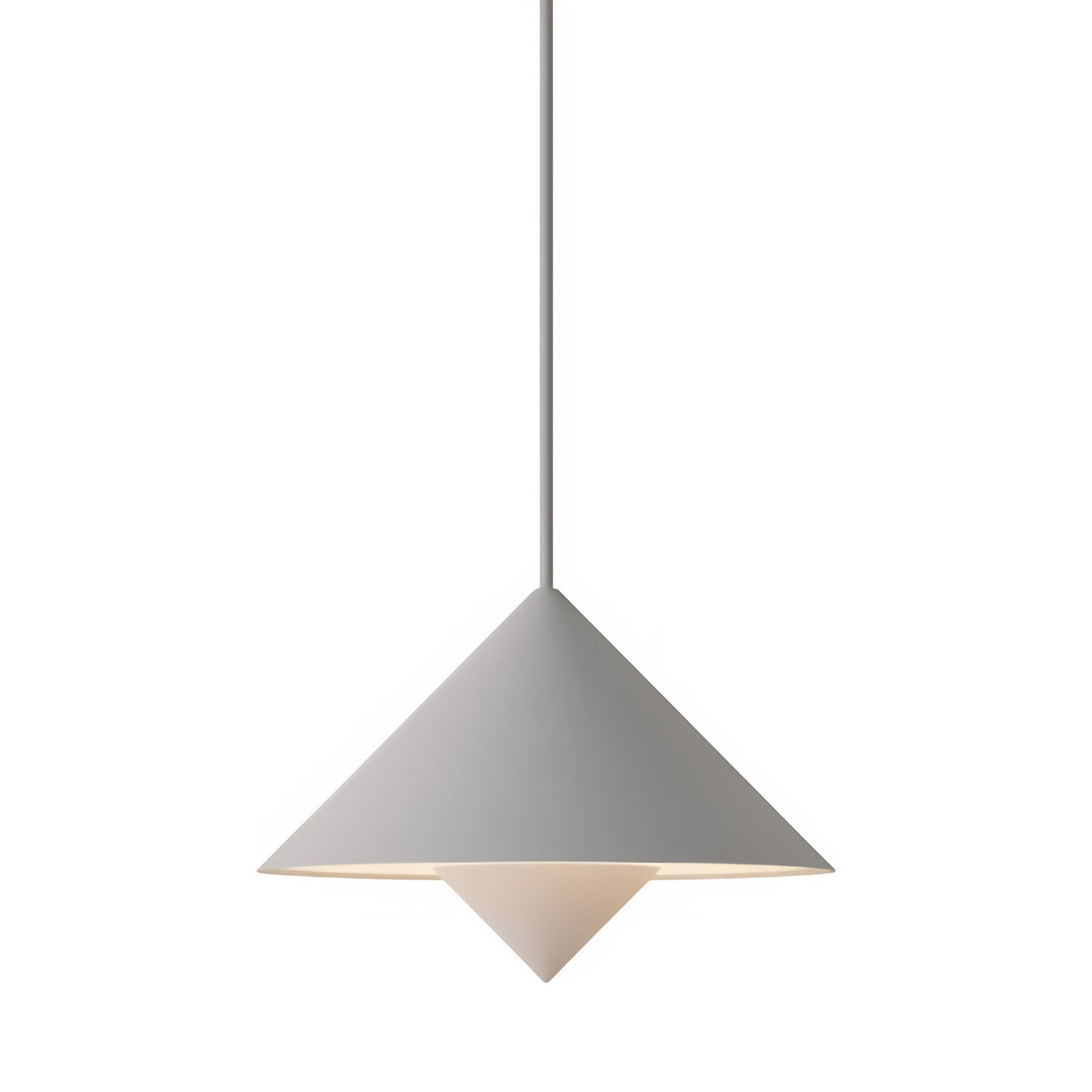 Jai Pendant Light in Snow (White).
