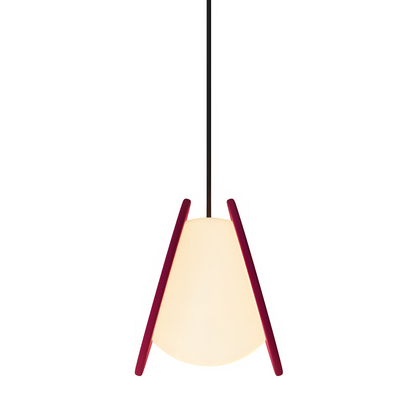 Pendulum Pendant 10268 Light in Hibiscus (Black).