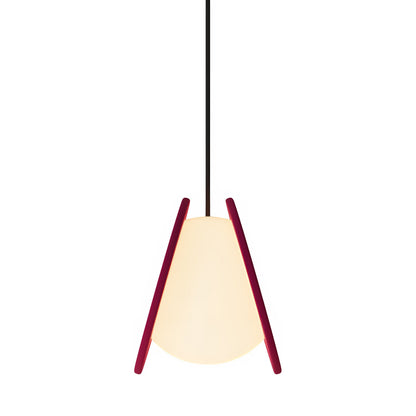 Pendulum Pendant 10268 Light in Hibiscus (Black).