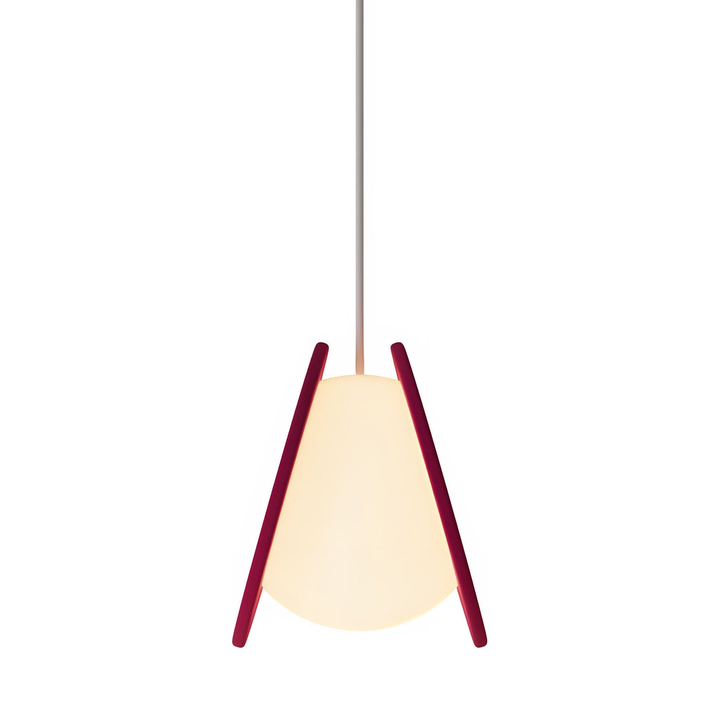 Pendulum Pendant 10268 Light in Hibiscus (White).