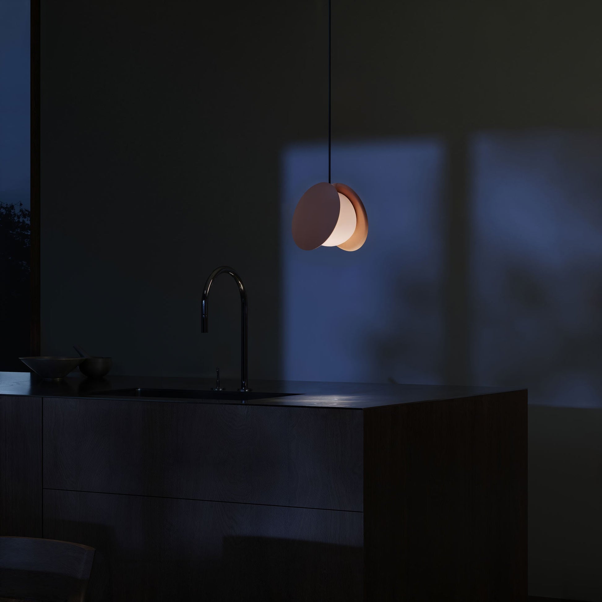 Pendulum Pendant 10268 Light in kitchen.