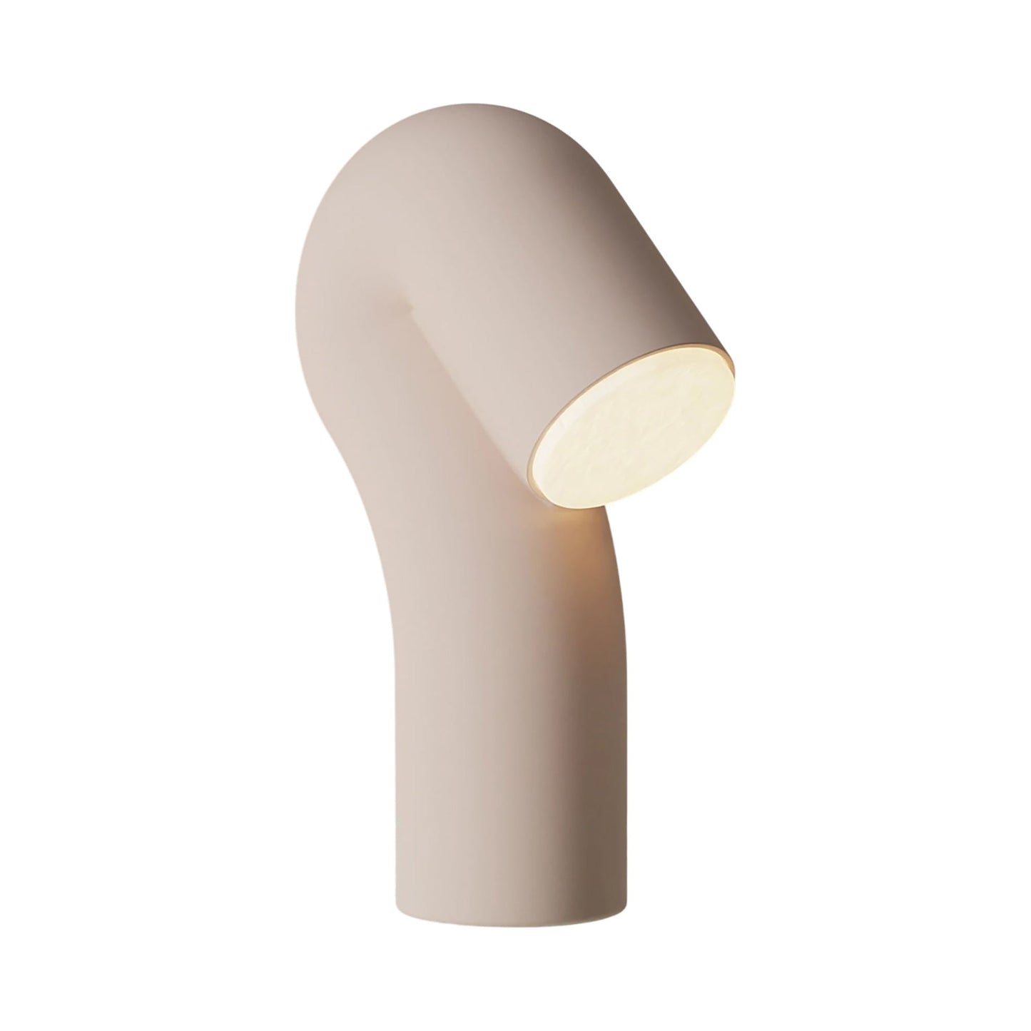 Smoothy Table Lamp in Coral.