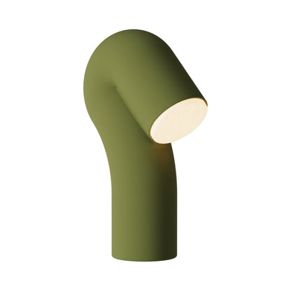 Smoothy Table Lamp in Olive.