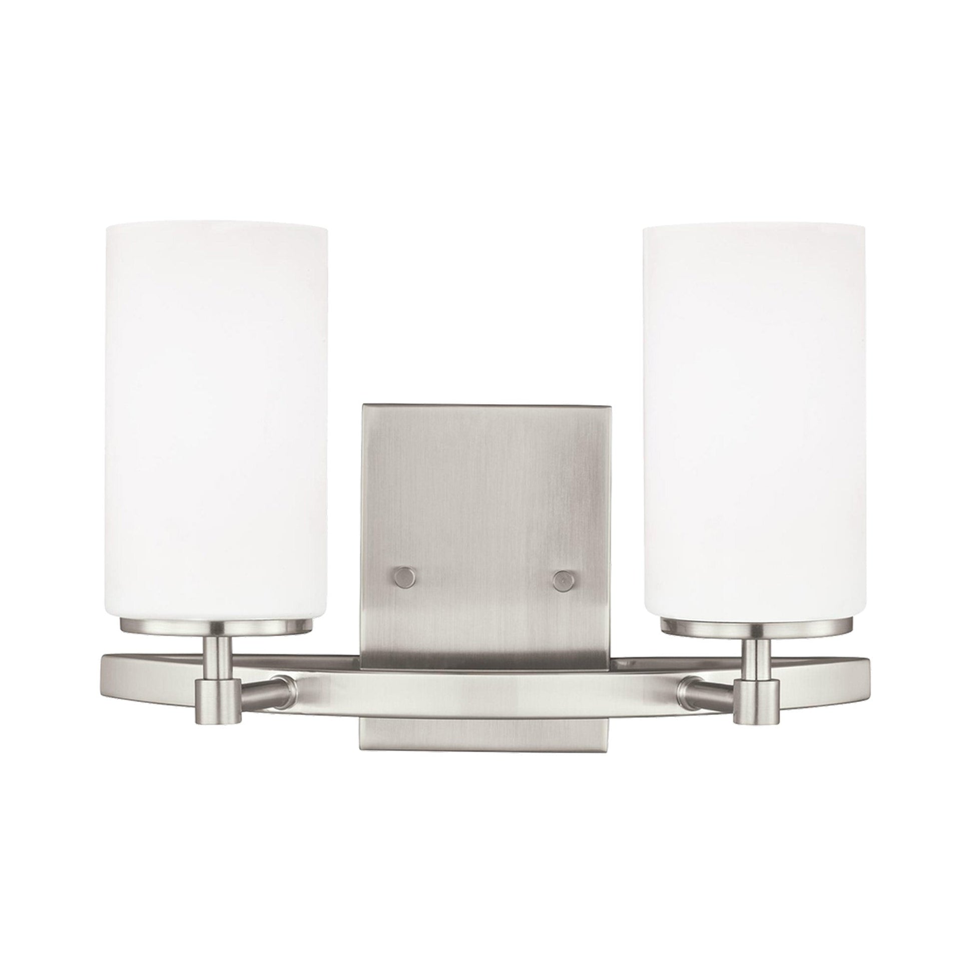 Alturas Bath Wall Light in Brushed Nickel (2-Light).