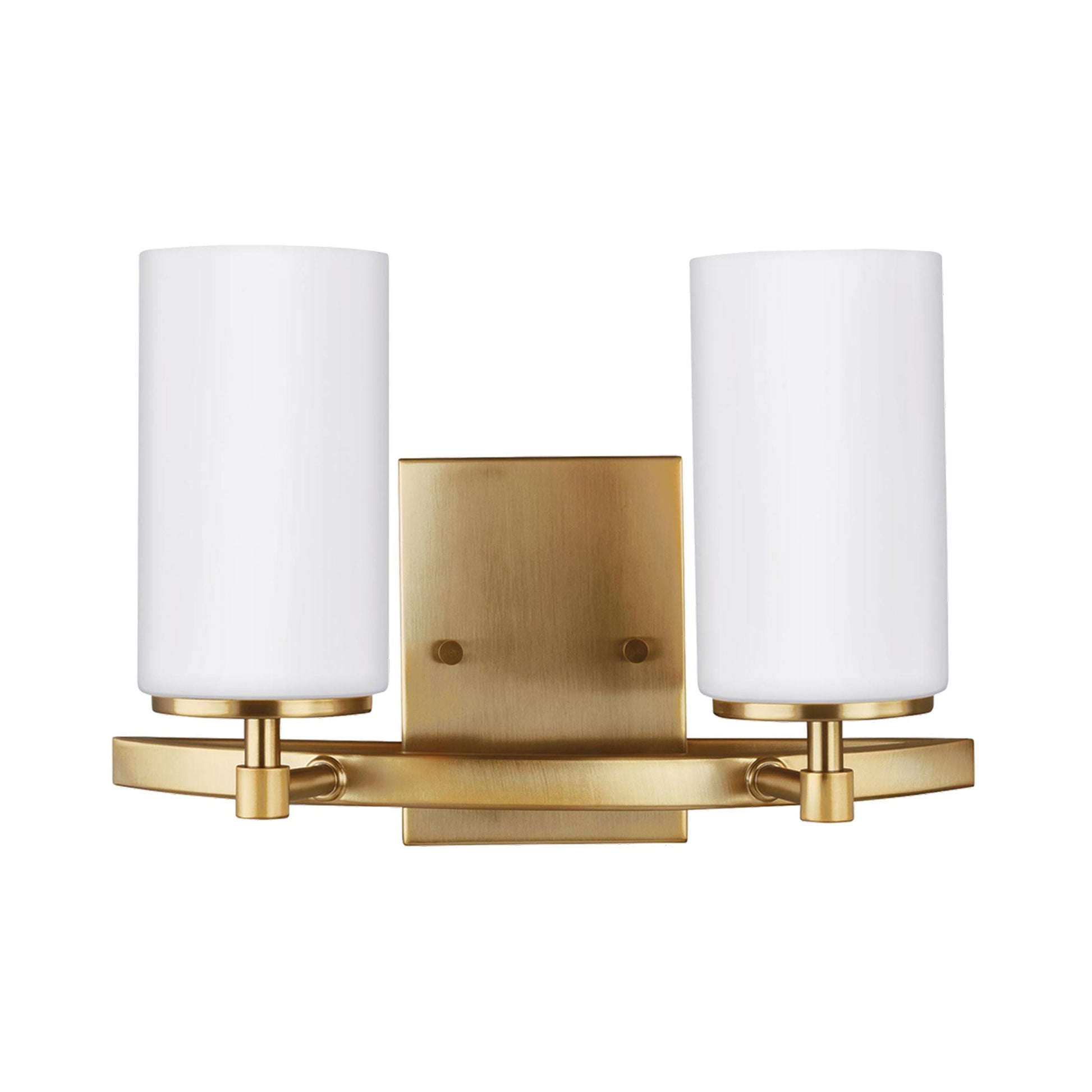 Alturas Bath Wall Light in Satin Brass (2-Light).