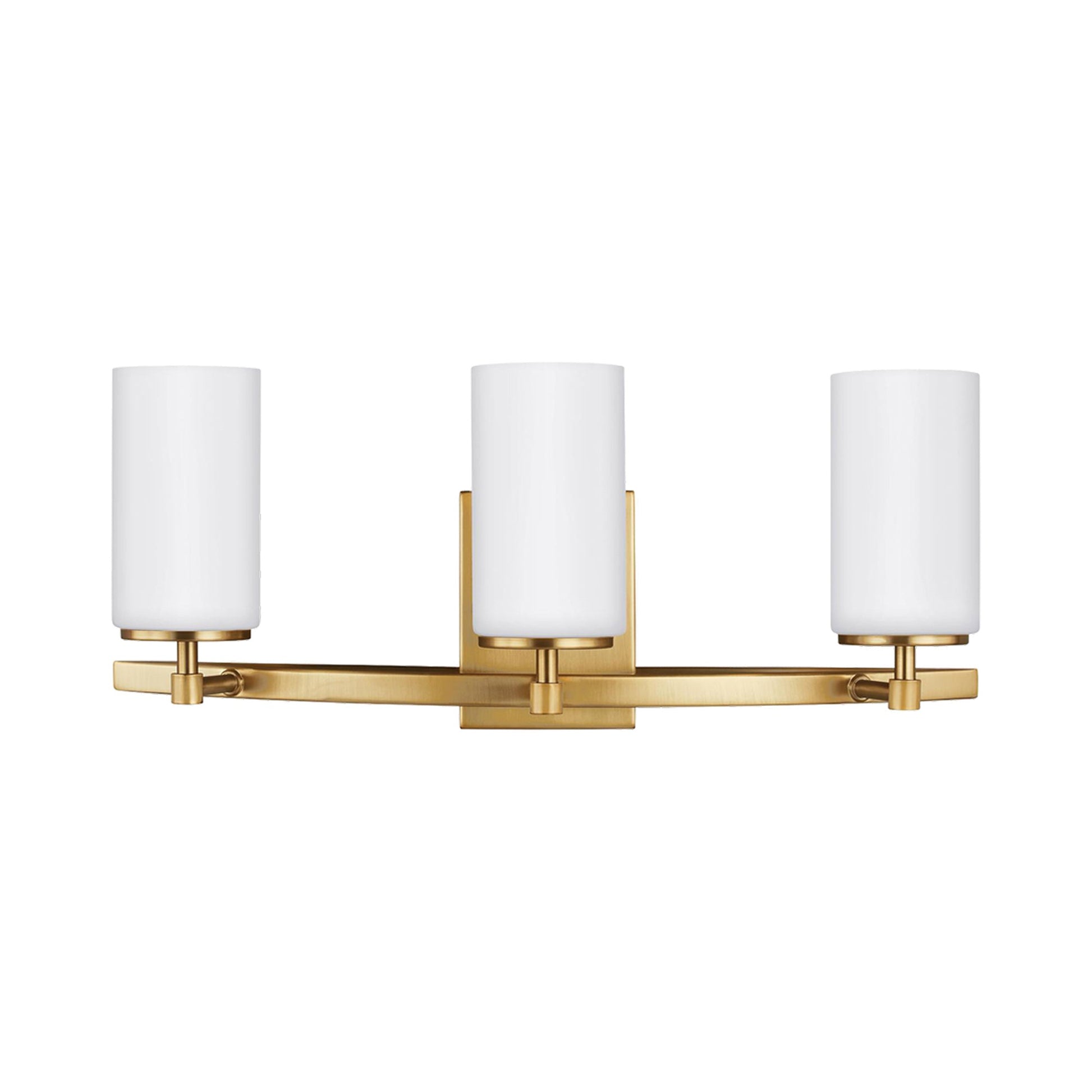 Alturas Bath Wall Light in Satin Brass (3-Light).