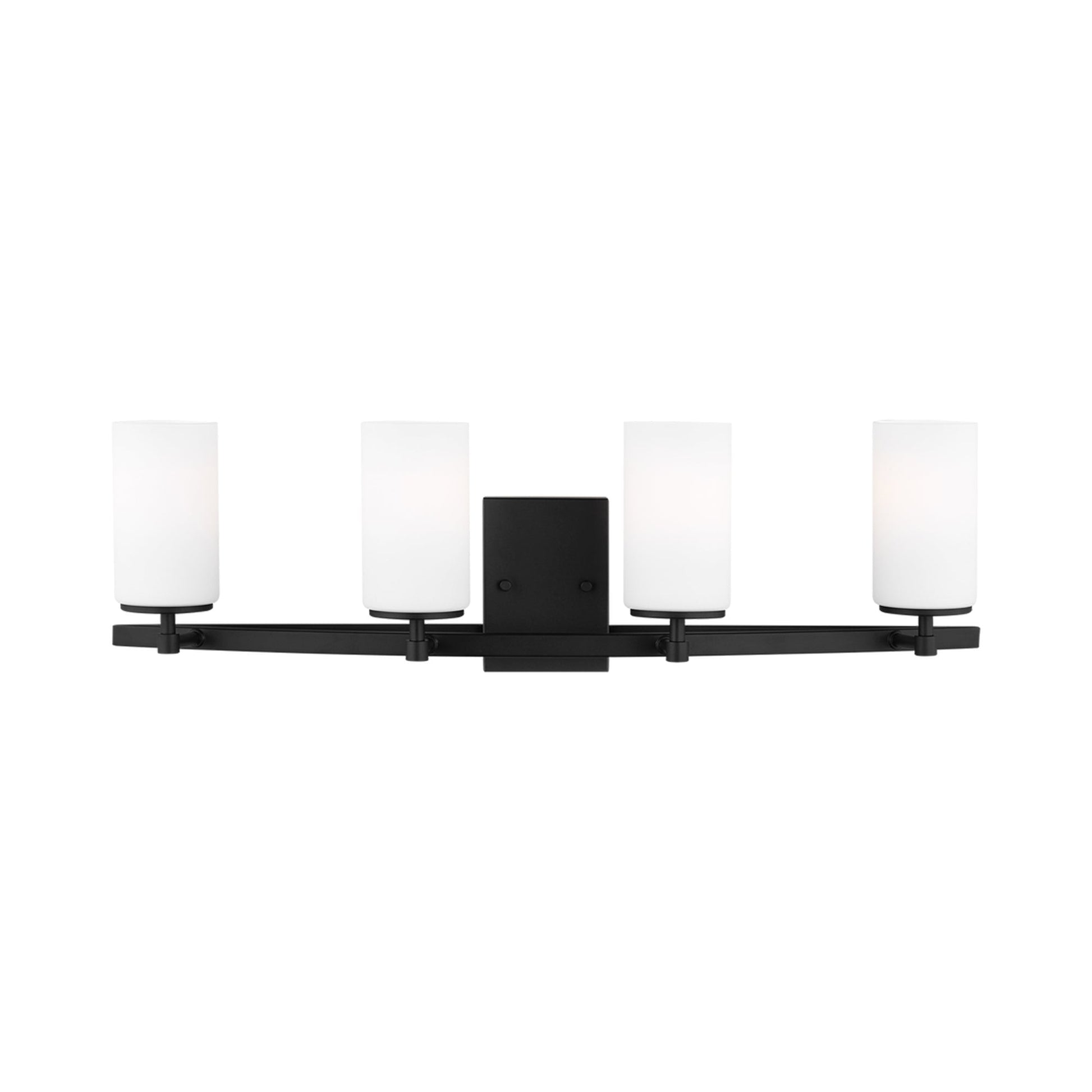 Alturas Bath Wall Light in Midnight Black (4-Light).