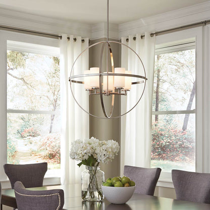 Alturas Chandelier in dining room.