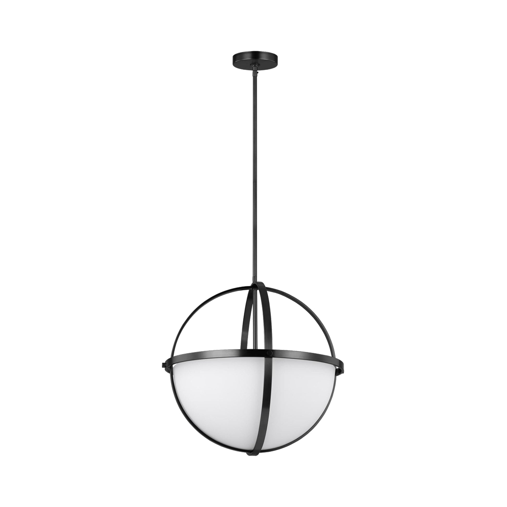 Alturas Pendant Light in Midnight Black (3-Light).