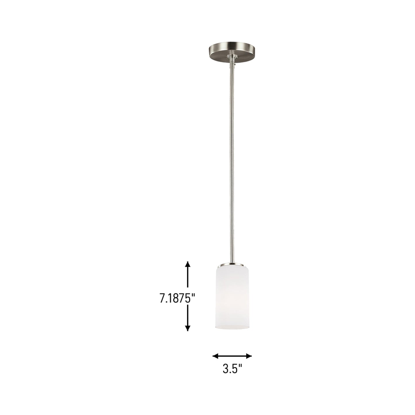 Alturas Pendant Light - line drawing.
