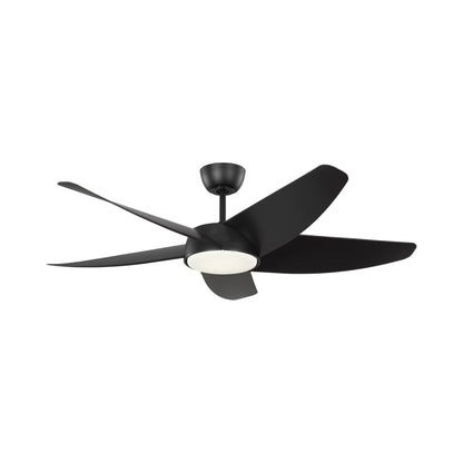 Arkdale Smart LED Ceiling Fan in Midnight Black.