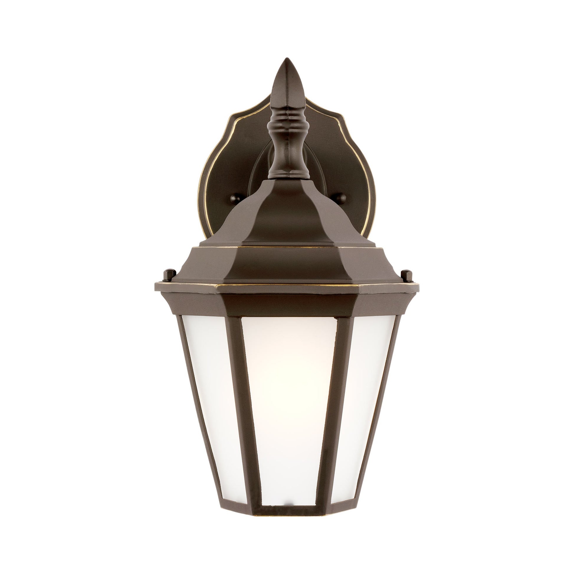 Bakersville Outdoor Wall Light in Antique Bronze (Satin Etched ).