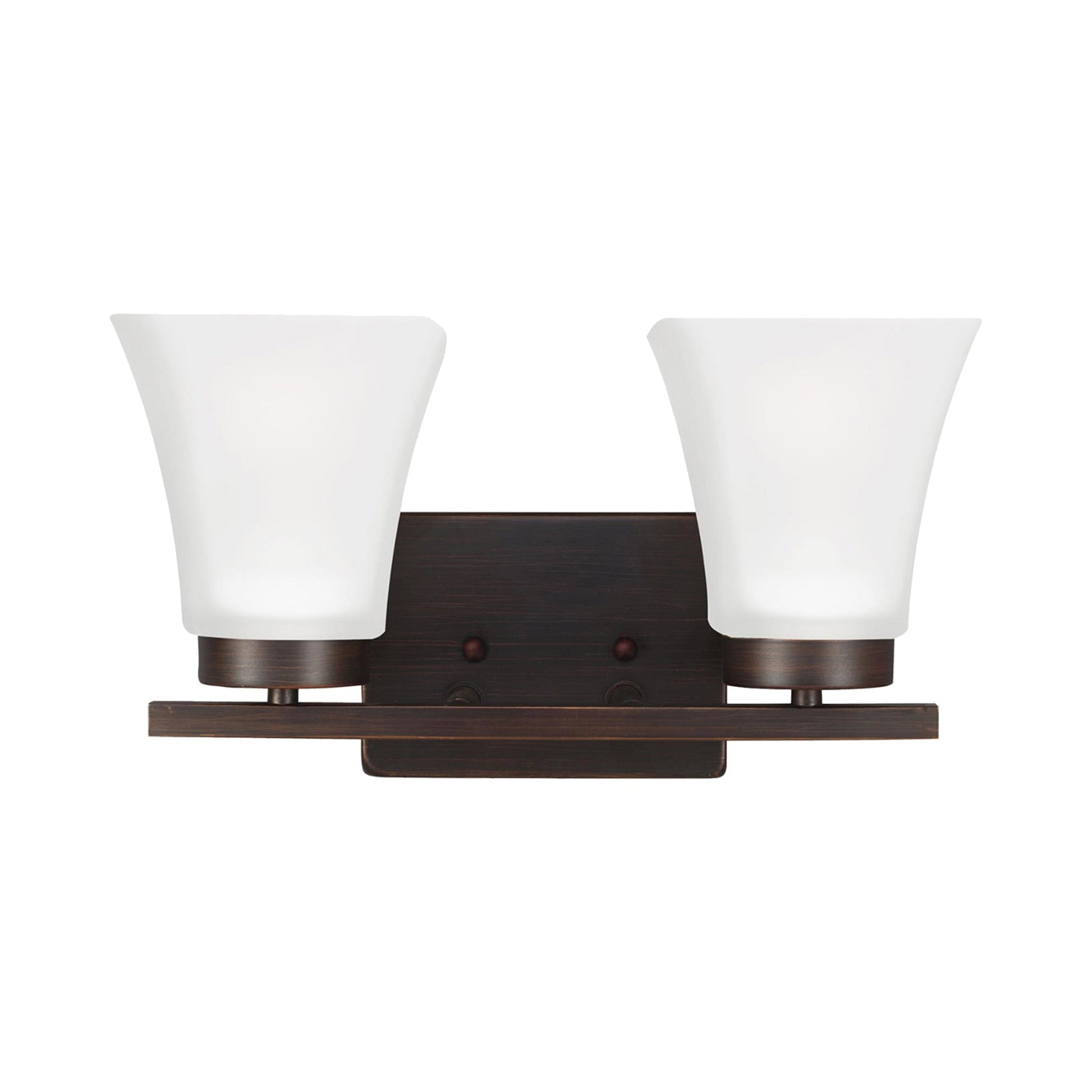 Bayfield Bath Wall Light in Bronze (2-Light).