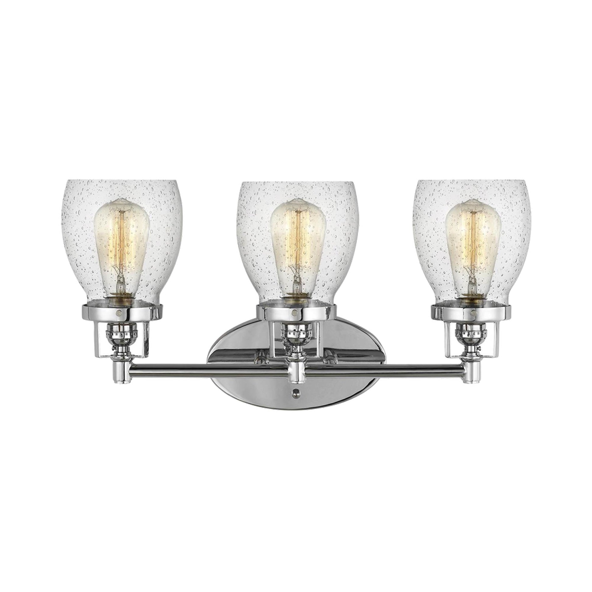 Belton Bath Wall Light in Chrome (3-Light).