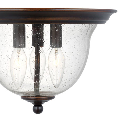 Belton Flush Mount Ceiling Light in Detail.