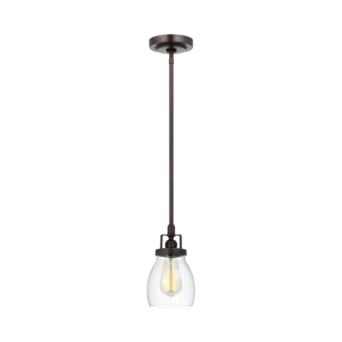 Belton Mini Pendant Light in Bronze.