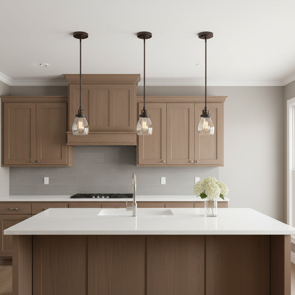 Belton Mini Pendant Light in kitchen.