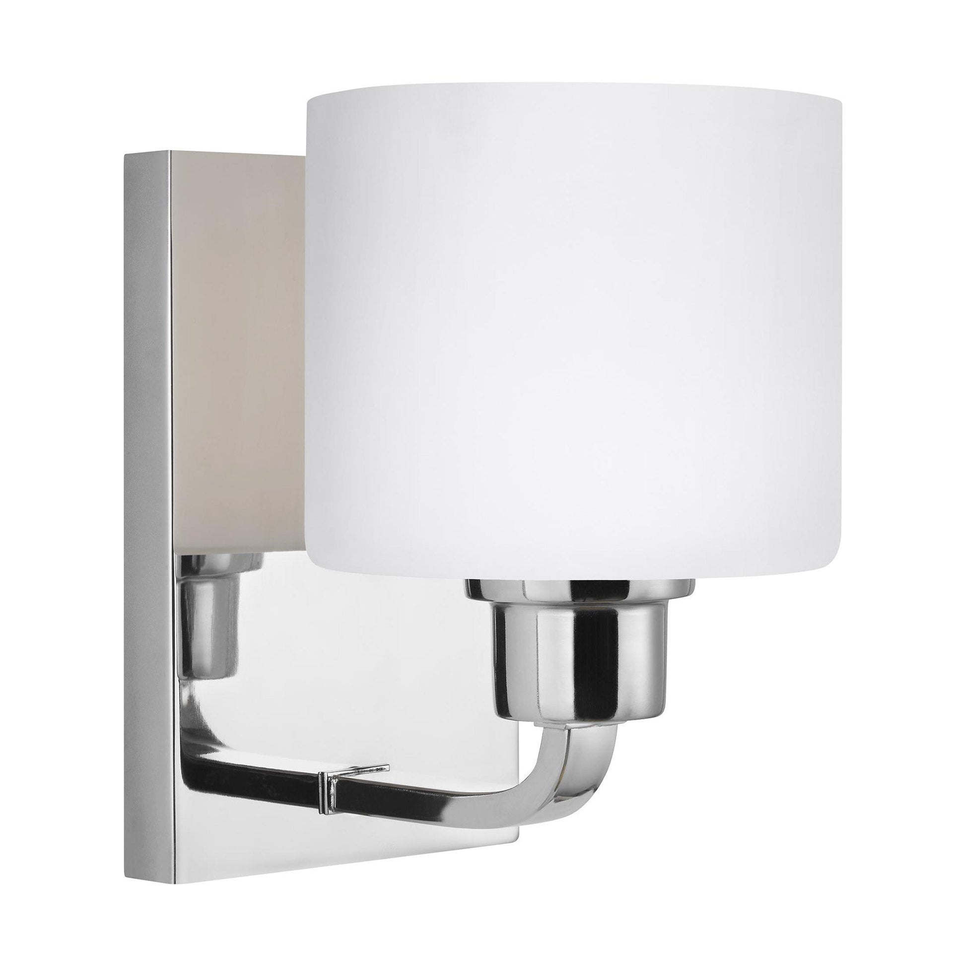 Canfield Bath Wall Light in Chrome (1-Light).