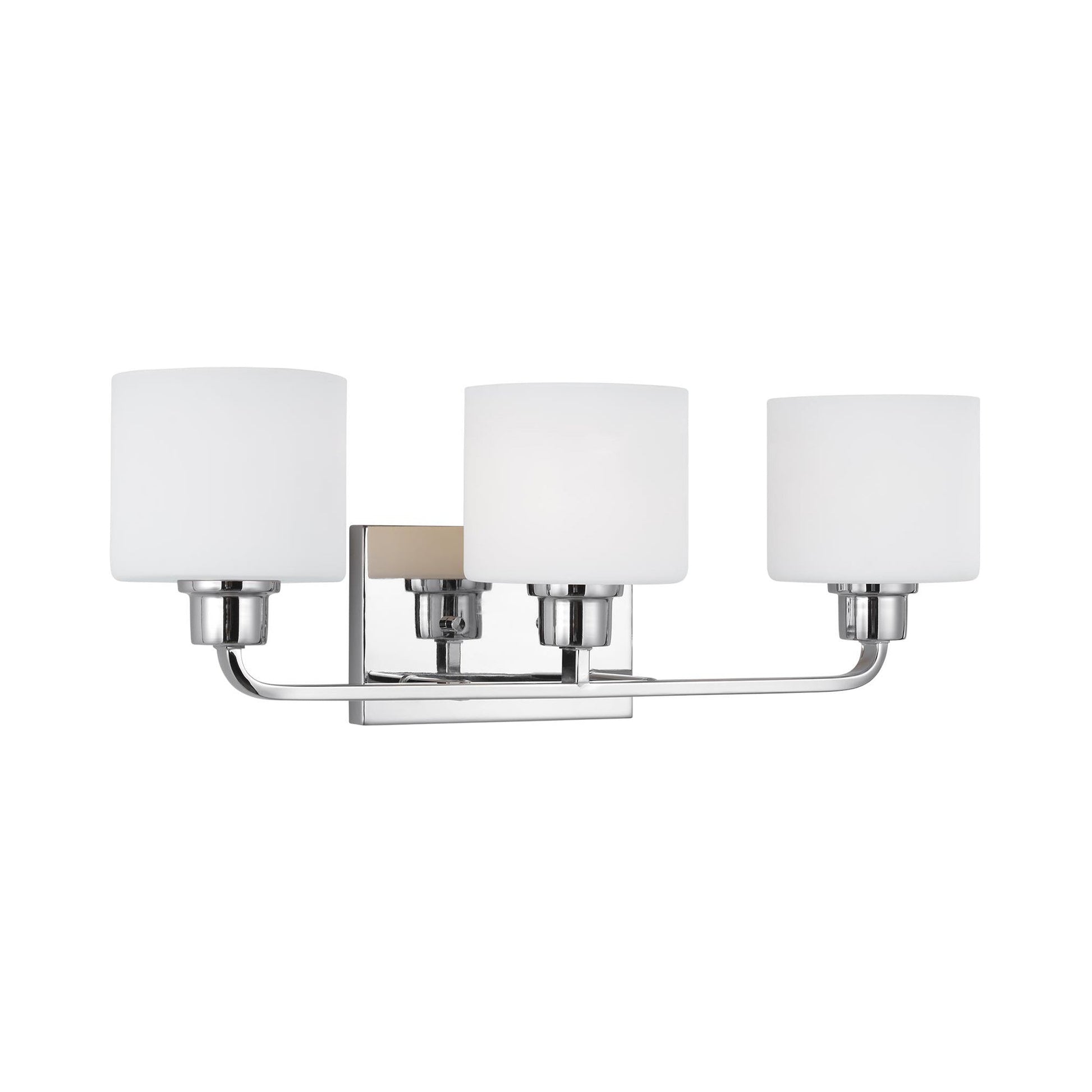 Canfield Bath Wall Light in Chrome (3-Light).