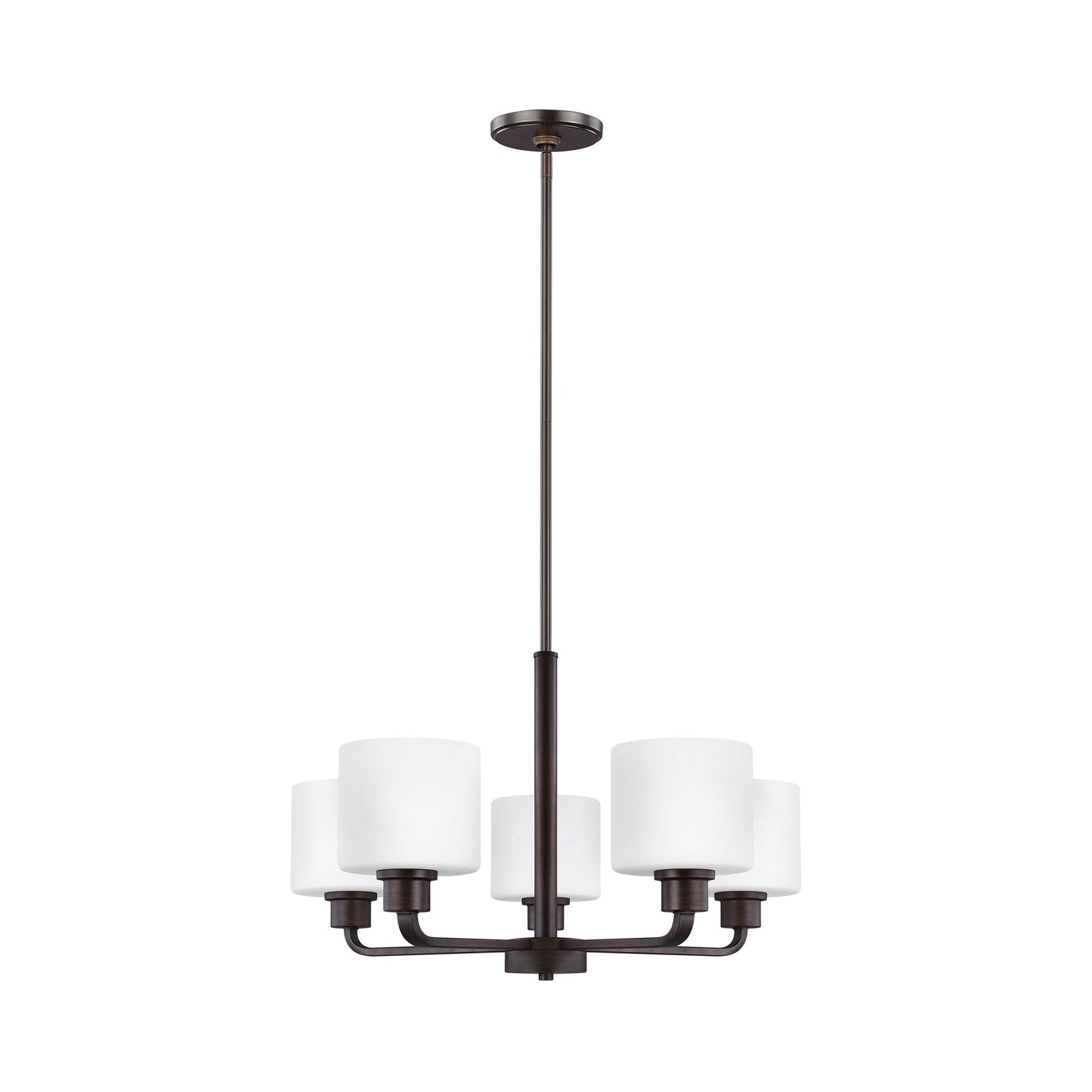 Canfield Chandelier in Bronze (5-Light).