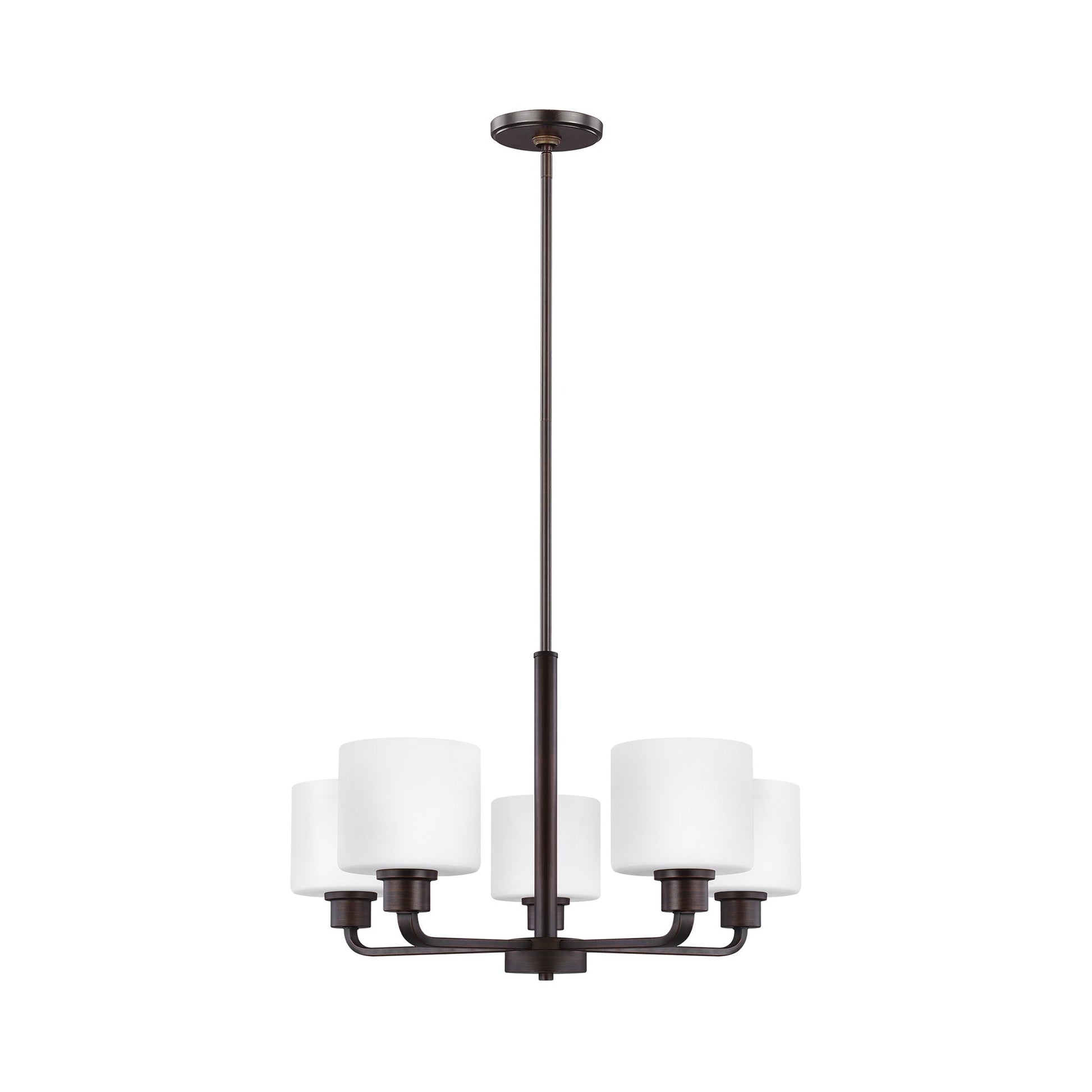 Canfield Chandelier in Bronze (5-Light).