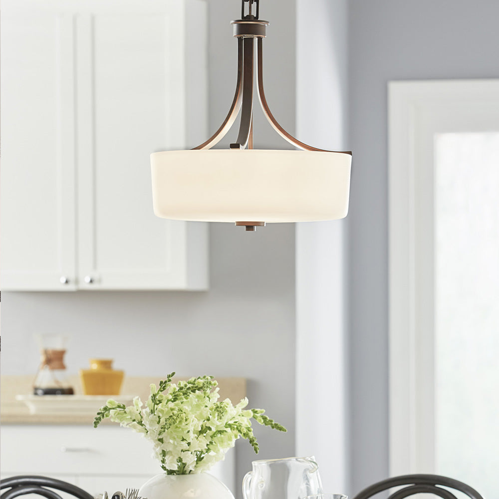 Canfield Pendant Light in dining room.