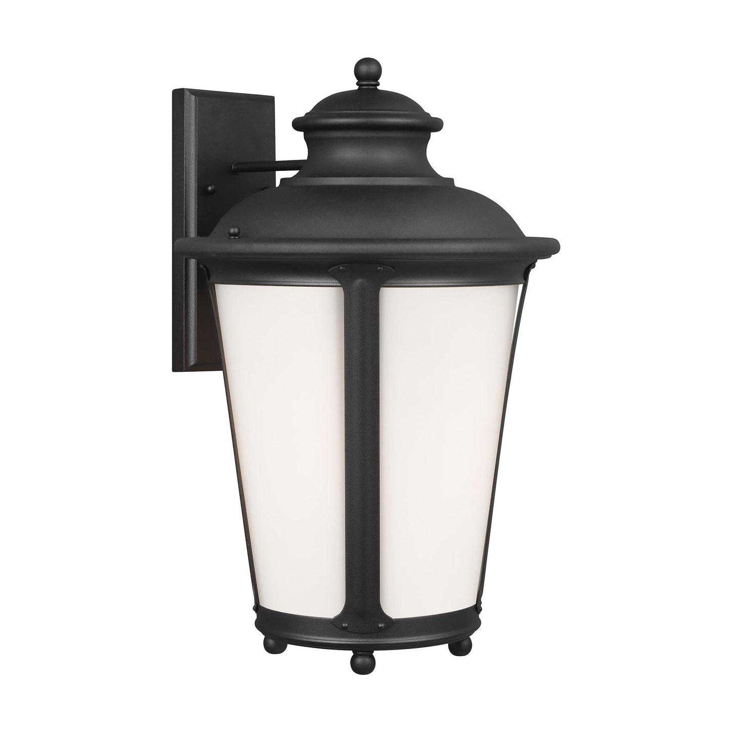 Cape May Outdoor Lantern Wall Light in Black (Extra Large).