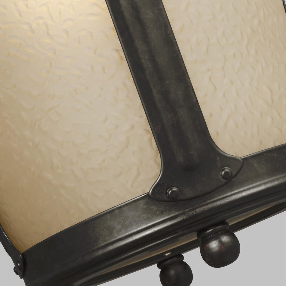 Cape May Outdoor Lantern Wall Light in Detail.
