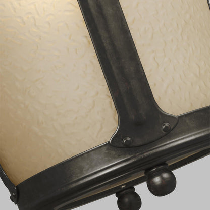 Cape May Outdoor Lantern Wall Light in Detail.
