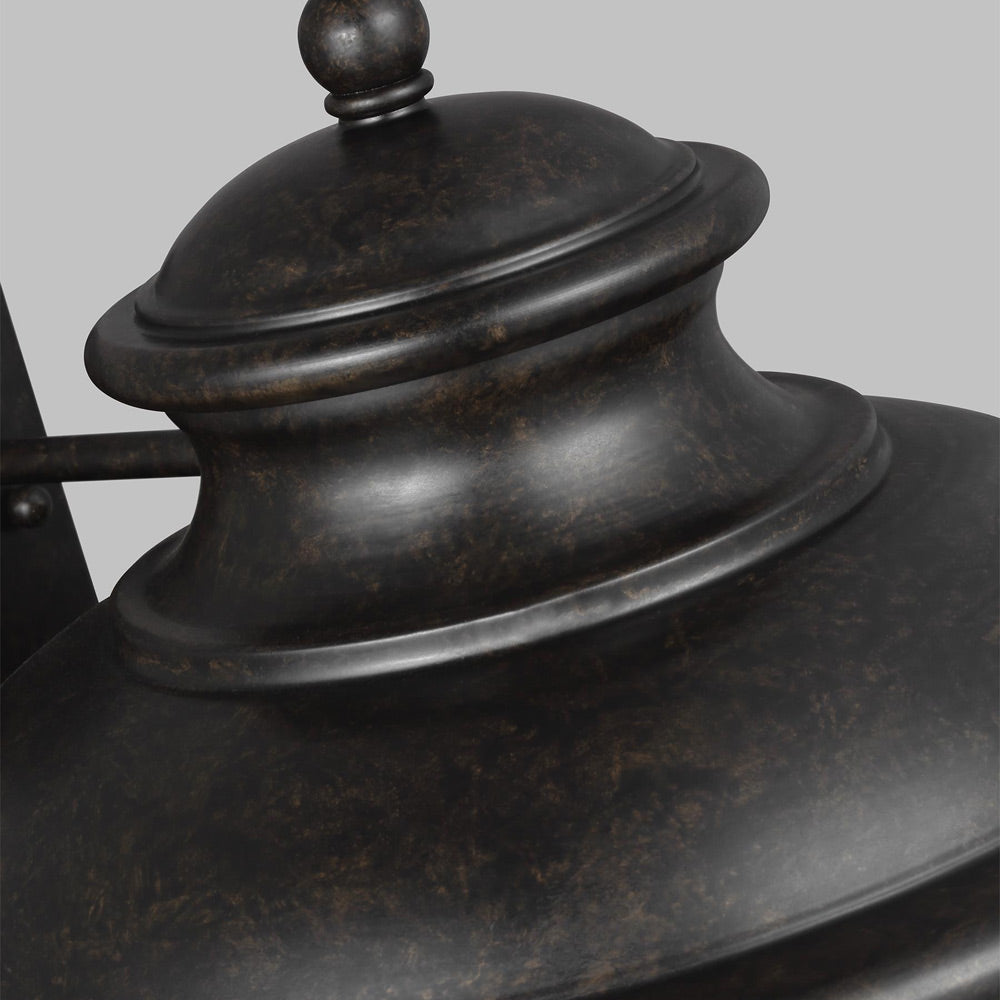 Cape May Outdoor Lantern Wall Light in Detail.