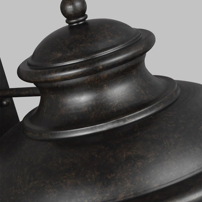 Cape May Outdoor Lantern Wall Light in Detail.