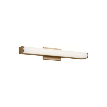 Cavitt LED Bath Vanity Light in Satin Brass (18-Inch ).