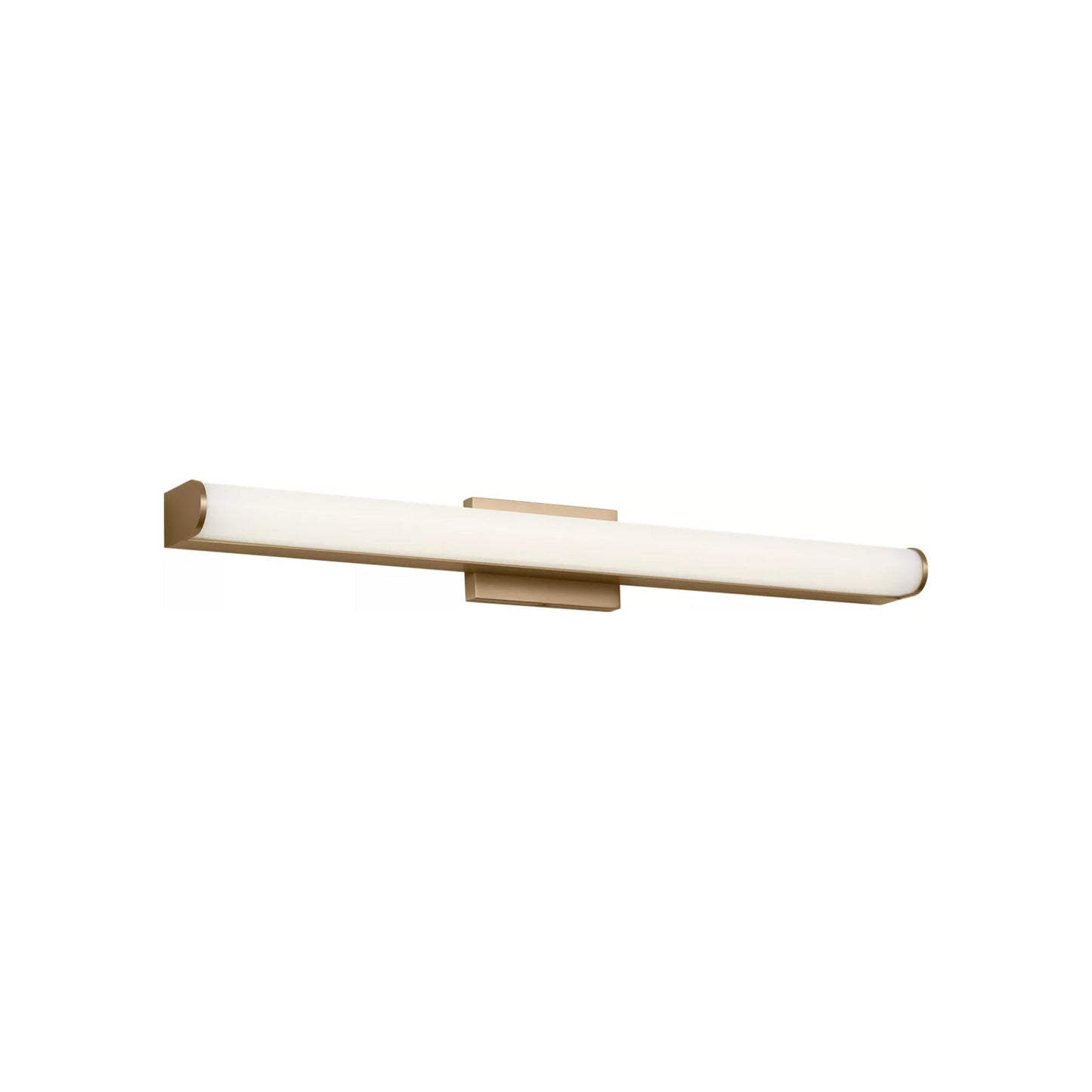 Cavitt LED Bath Vanity Light in Satin Brass (24-Inch ).