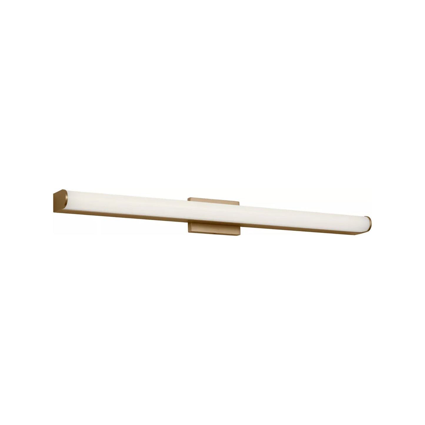 Cavitt LED Bath Vanity Light in Satin Brass (30-Inch ).