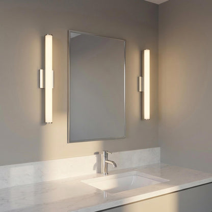 Cavitt LED Bath Vanity Light in bathroom.