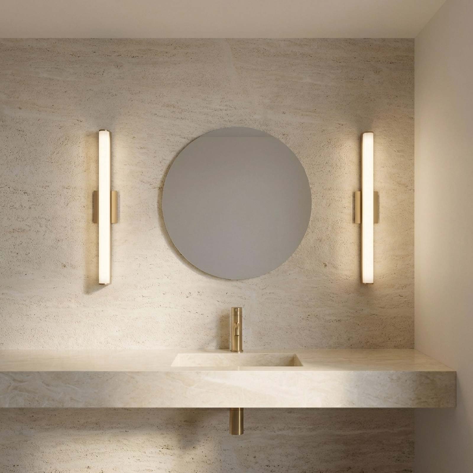 Cavitt LED Bath Vanity Light in bathroom.