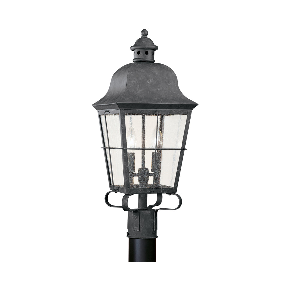 Chatham Outdoor Post Light in Oxidized Bronze.