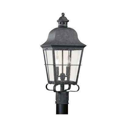Chatham Outdoor Post Light in Oxidized Bronze.